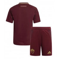 Echipament fotbal AS Roma Tricou Acasa 2024-25 pentru copii maneca scurta (+ Pantaloni scurti)